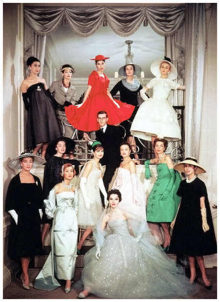yves-saint-laurent-and-the-house-models-of-maison-dior-christian-dior-spring-1958-couture