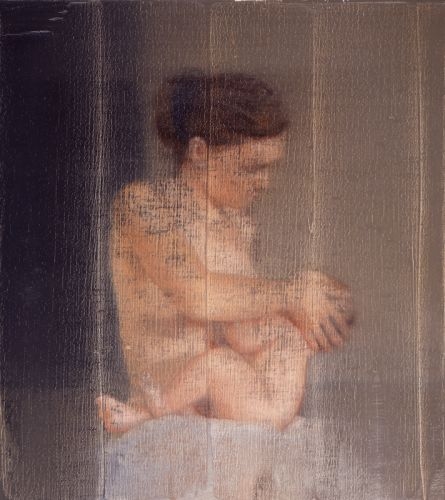 Gerhard+Richter,+S.+avec+enfant,+1995,+huile+sur+toile,+52x62cm