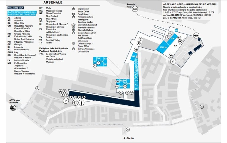 Art-Biennale-Venice-2017-Arsenale-map